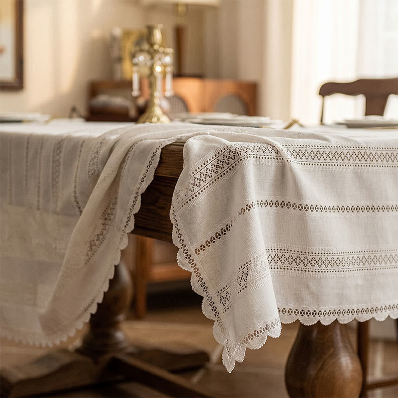 Rustic Lace Thousand Wheat Tablecloth - image 1