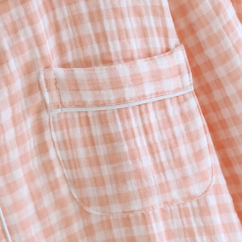 Gingham Pure Cotton Pajama Set - image 6