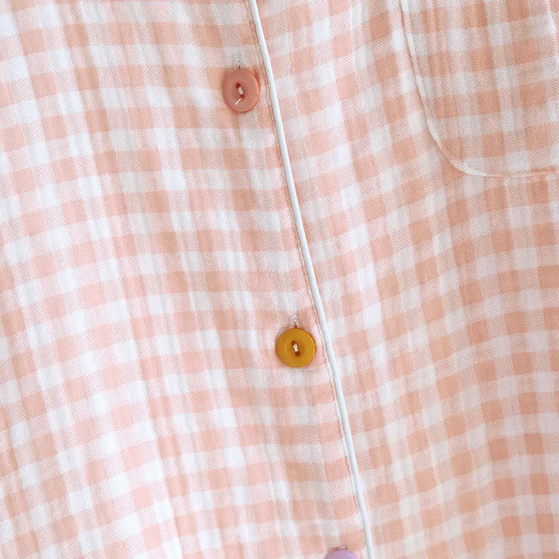 Gingham Pure Cotton Pajama Set - image 7
