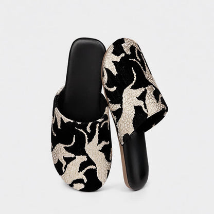 Jacquard Animal Closed-ToeIndoor Slippers - image 5