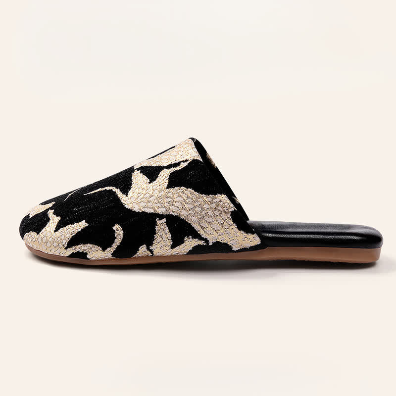 Jacquard Animal Closed-ToeIndoor Slippers - image 6