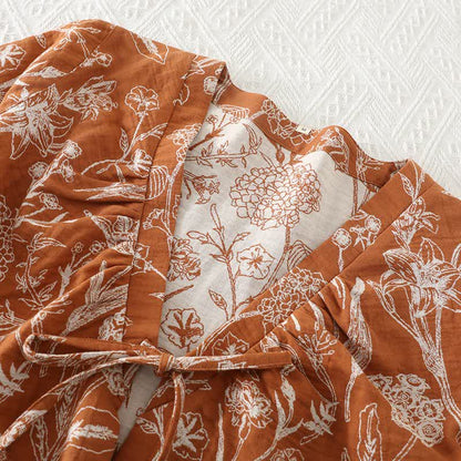 Floral Pure Cotton 3-Piece Pajama Set - image 4