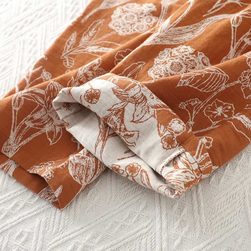 Floral Pure Cotton 3-Piece Pajama Set - image 9