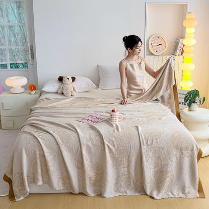 Romantic Rose Bamboo Fiber Summer Blanket - image 3