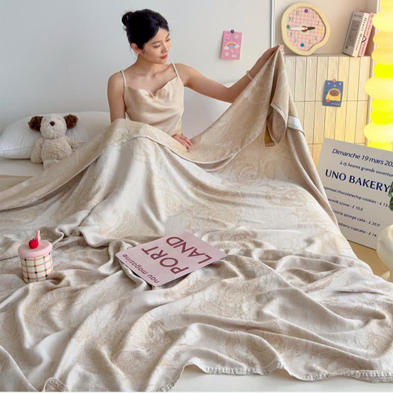 Romantic Rose Bamboo Fiber Summer Blanket - image 5