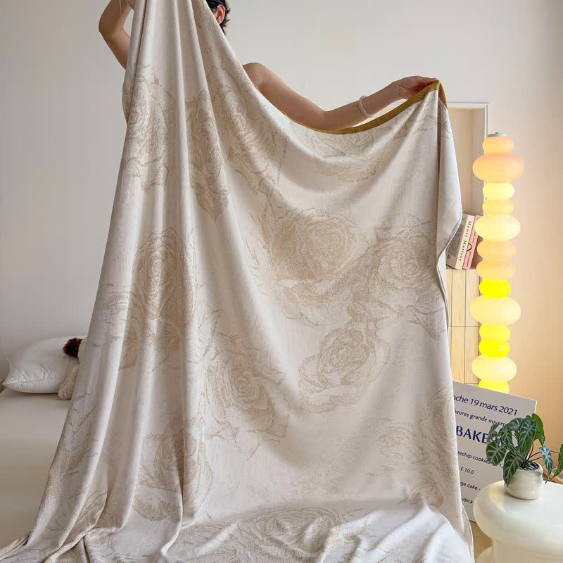 Romantic Rose Bamboo Fiber Summer Blanket - image 7