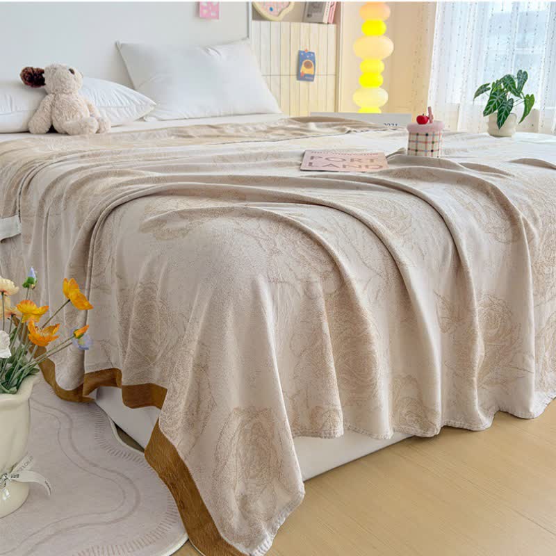 Romantic Rose Bamboo Fiber Summer Blanket - image 2