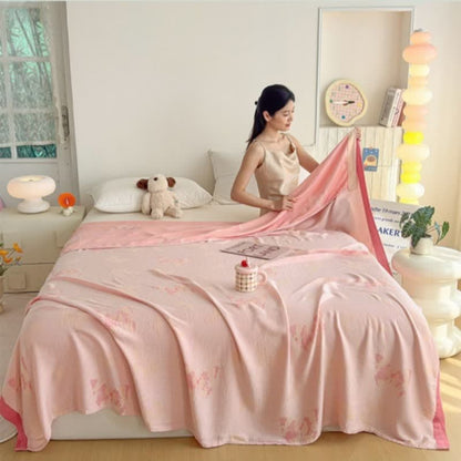 Artistic Butterfly Bamboo Fiber Summer Blanket - image 3