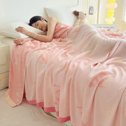 Artistic Butterfly Bamboo Fiber Summer Blanket - image 4
