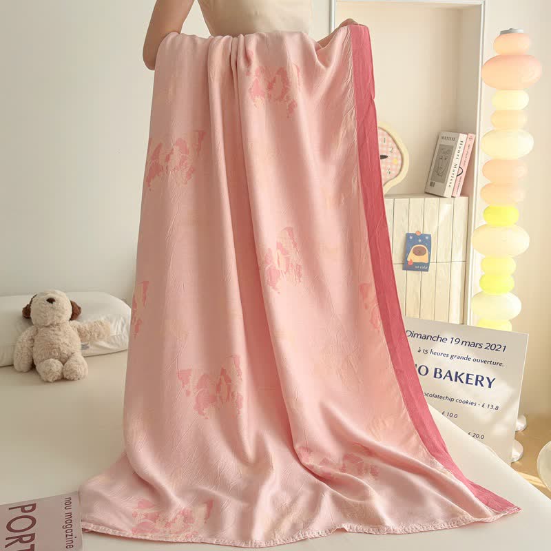 Artistic Butterfly Bamboo Fiber Summer Blanket - image 6