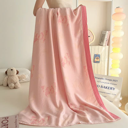 Artistic Butterfly Bamboo Fiber Summer Blanket - image 6