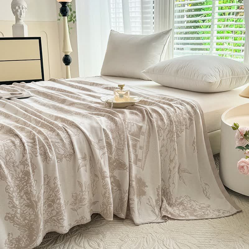 Tree Landscape Bamboo Fiber Blanket - image 6