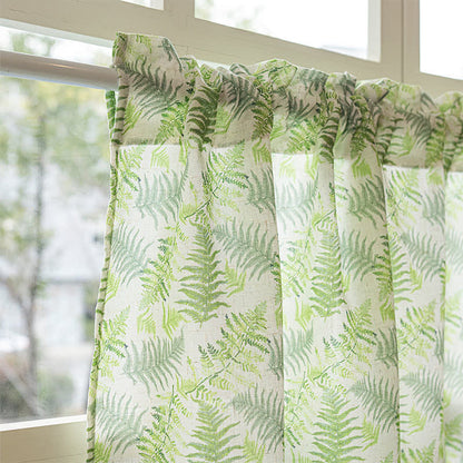 Scandinavian Style Fern Kitchen Curtain - image 4
