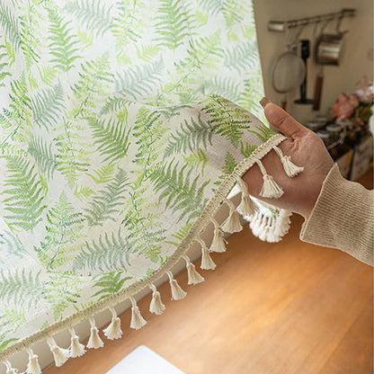 Scandinavian Style Fern Kitchen Curtain - image 5