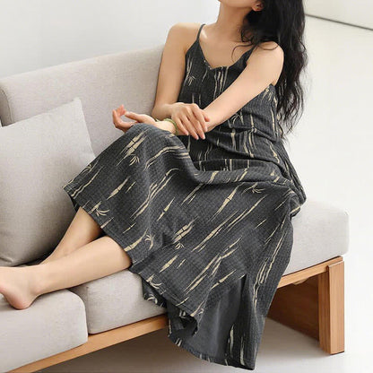 Bamboo Inspired Pure Cotton Camisole Nightgown - image 3