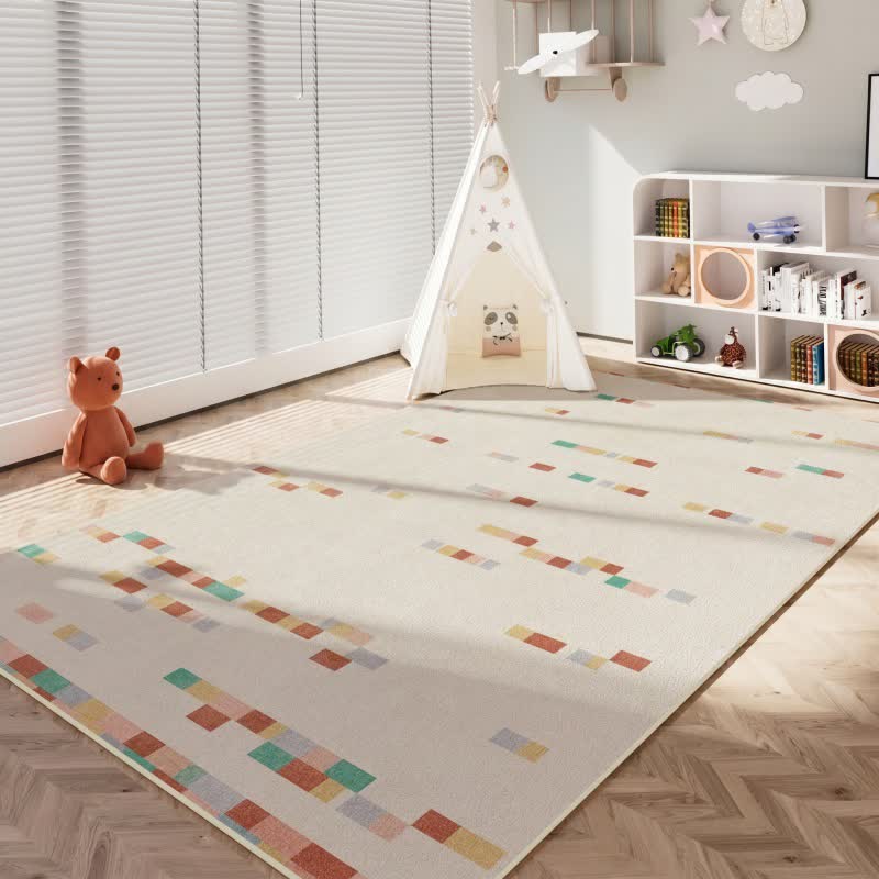 Pastel Geometric Kids Area Rug - image 3