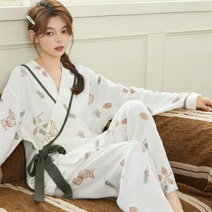 Woodland Squirrel & Acorn Loungewear Set - image 2