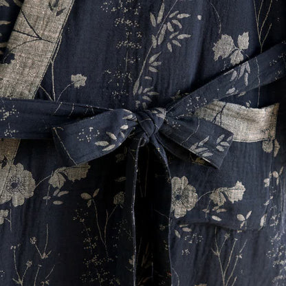 Garden Floral Organic Cotton Kimono Robe - image 18