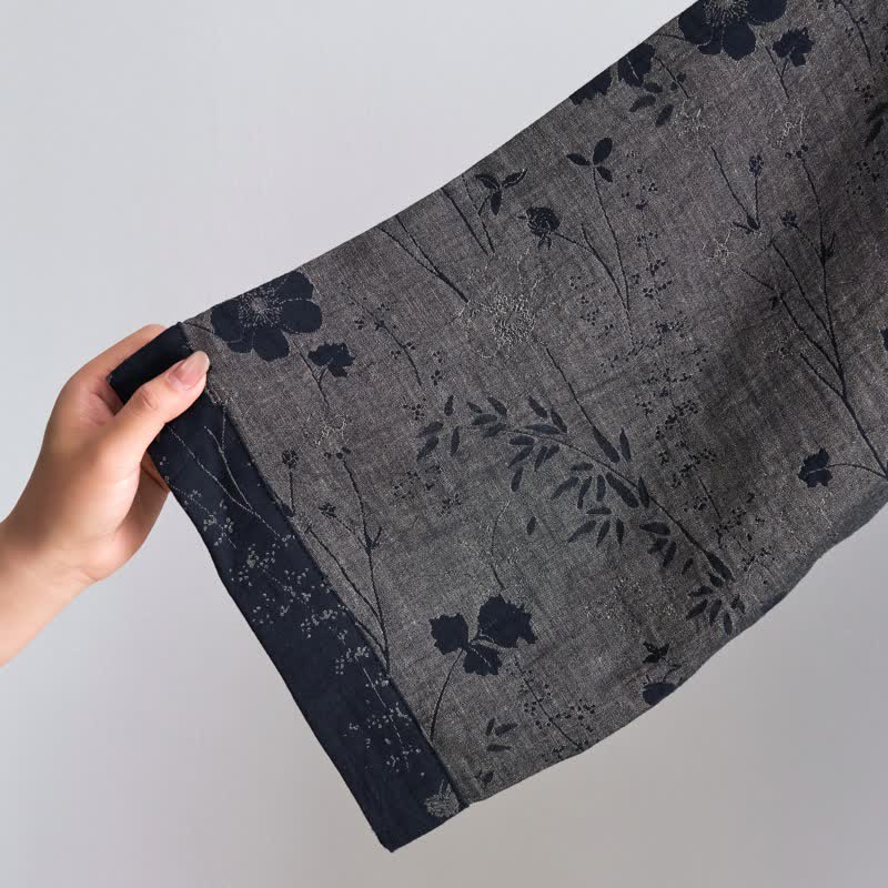 Garden Floral Organic Cotton Kimono Robe - image 23