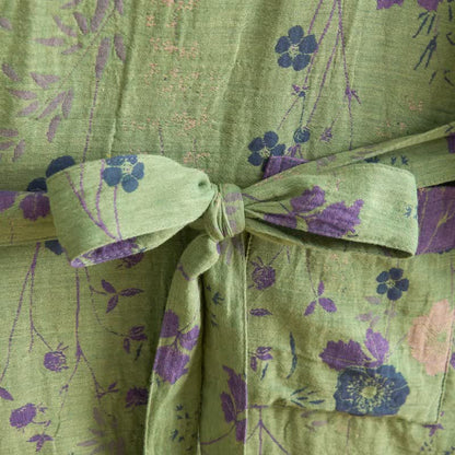 Garden Floral Organic Cotton Kimono Robe - image 10