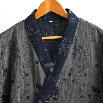 Garden Floral Organic Cotton Kimono Robe - image 22