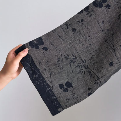 Garden Floral Organic Cotton Kimono Robe - image 26
