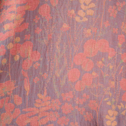 Artistic Botanical Cotton Gauze Kimono Robe - image 7