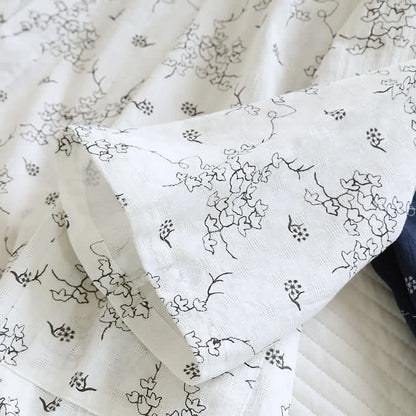 Unisex Floral Cotton Kimono Lounge Robe - image 10