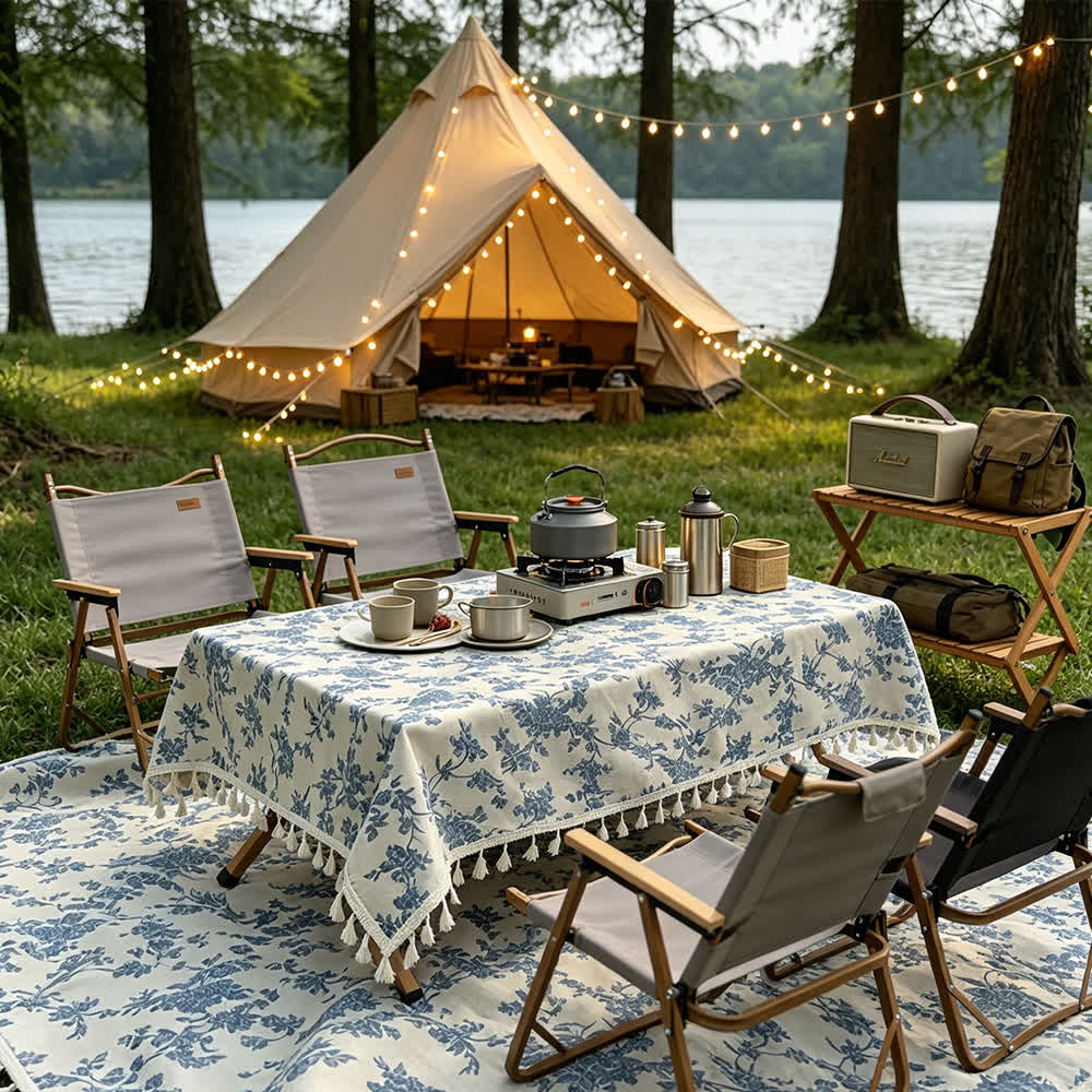 Refresh Floral Picnic Blanket Tablecloth - 55" x 118" - image 0