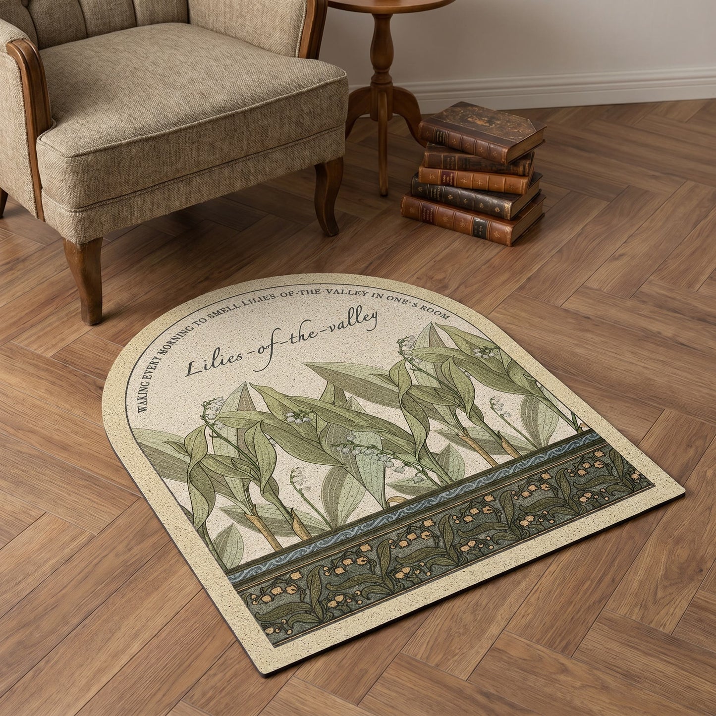 Vintage Lily of the Valley  Area Rug - image 2