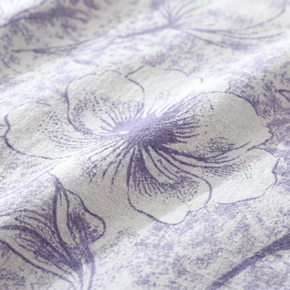 Multicolor Floral Vine Cotton Gauze Quilt - image 6