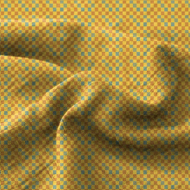 Colorful Grid Cotton Double Gauze Bedspread - image 6