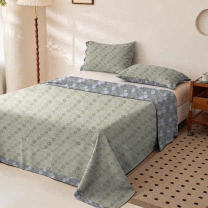 Elegant Floral Cotton Double Gauze Bedspread - image 22