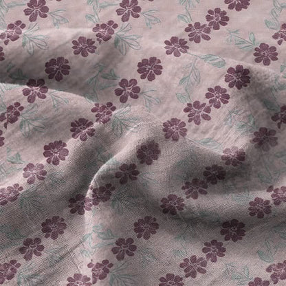 Elegant Floral Cotton Double Gauze Bedspread - image 20