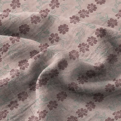 Elegant Floral Cotton Double Gauze Bedspread - image 13