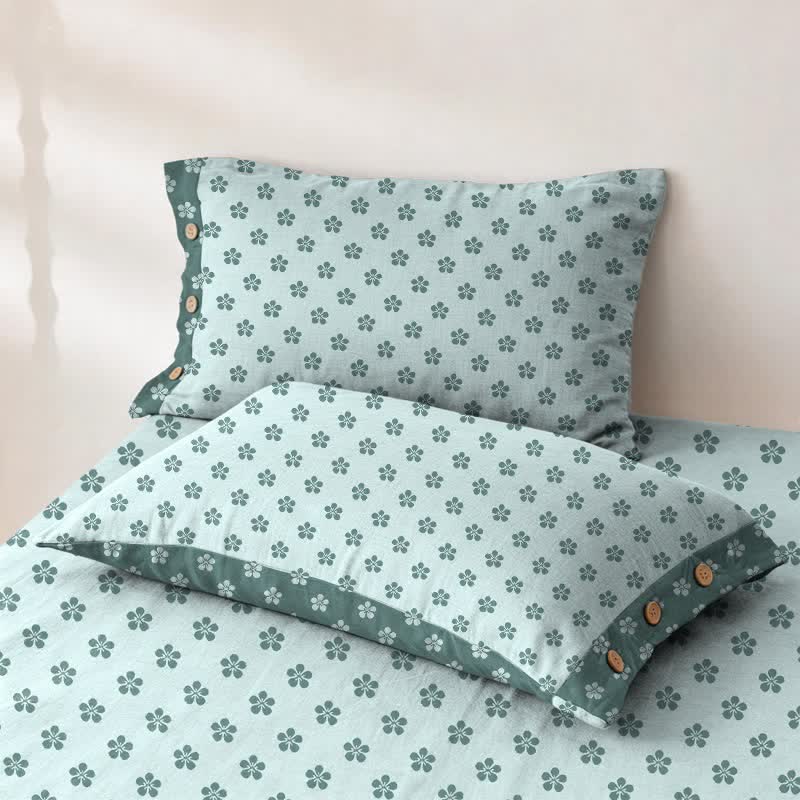 Cherry Blossom Cotton Double Gauze Bedspread - image 5