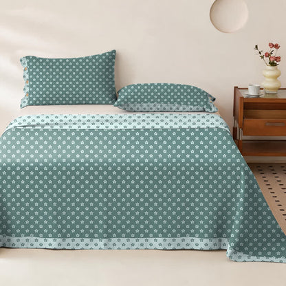Cherry Blossom Cotton Double Gauze Bedspread - Bedspread with 2PCS Pillowcases - King - image 0