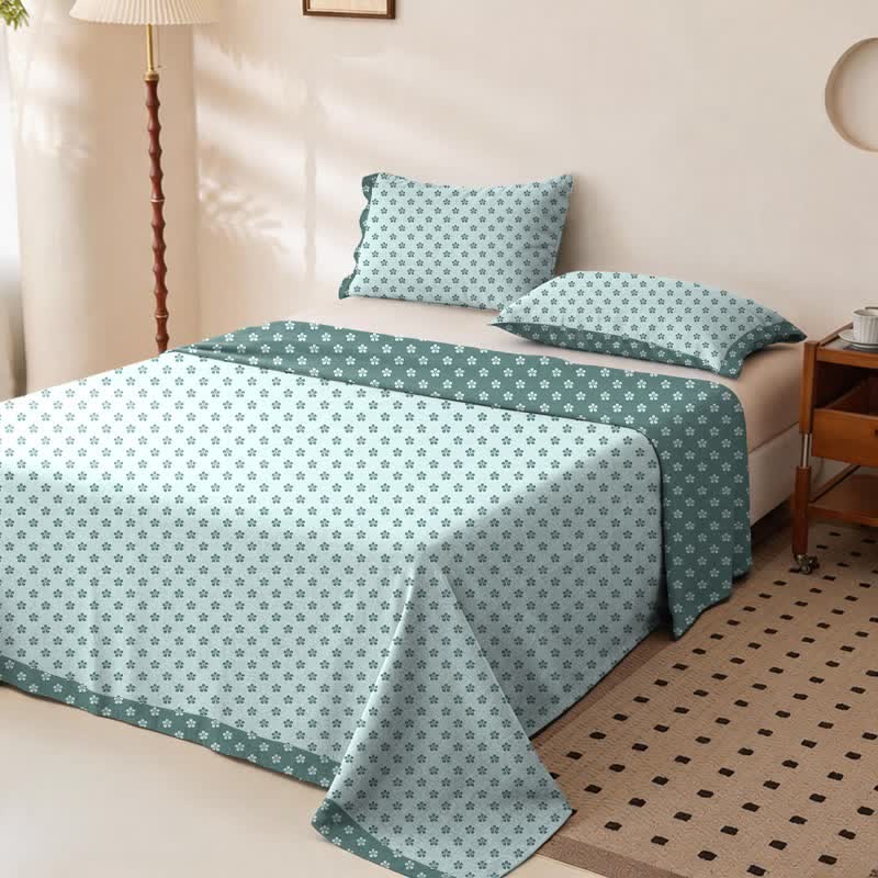 Cherry Blossom Cotton Double Gauze Bedspread - image 3