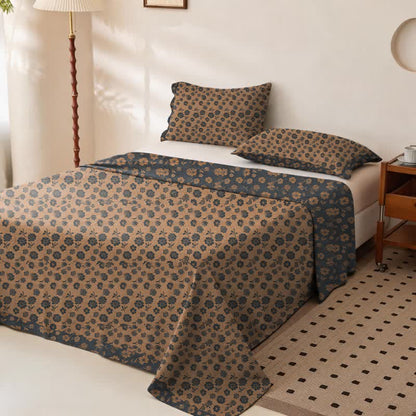 Dark Botanical Cotton Double Gauze Bedspread - image 3