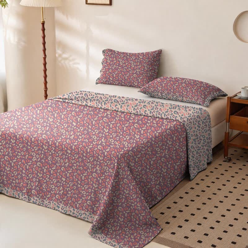 Leopard Print Cotton Double Gauze Bedspread - image 1