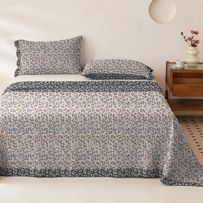 Leopard Print Cotton Double Gauze Bedspread - image 11