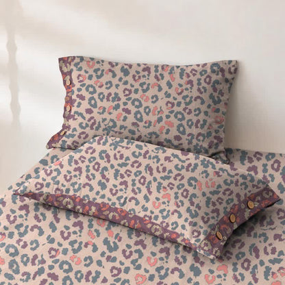 Leopard Print Cotton Double Gauze Bedspread - image 5