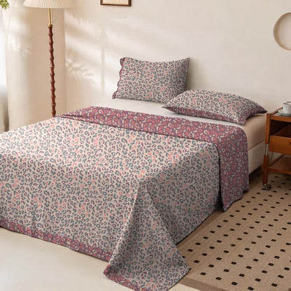 Leopard Print Cotton Double Gauze Bedspread - image 3