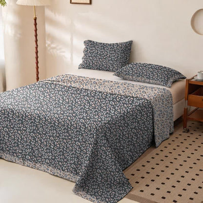 Leopard Print Cotton Double Gauze Bedspread - image 9