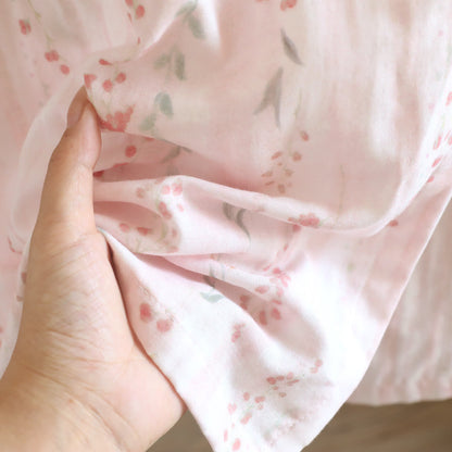 Floral Cotton Gauze Kimono Nightdress Loungewear - image 9
