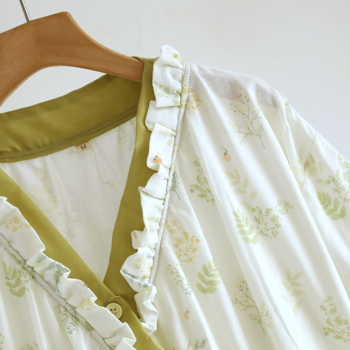 Forest Herbarium Cotton Gauze Yukata Dress - image 5
