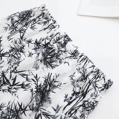 Unisex Style Bamboo Print Pajama Set - image 5