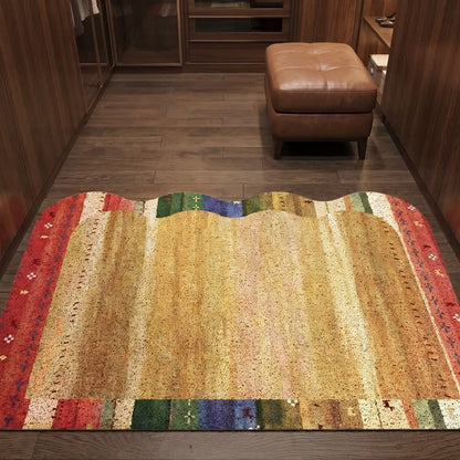 Vintage Persian Non-Slip Entry Rug - image 4