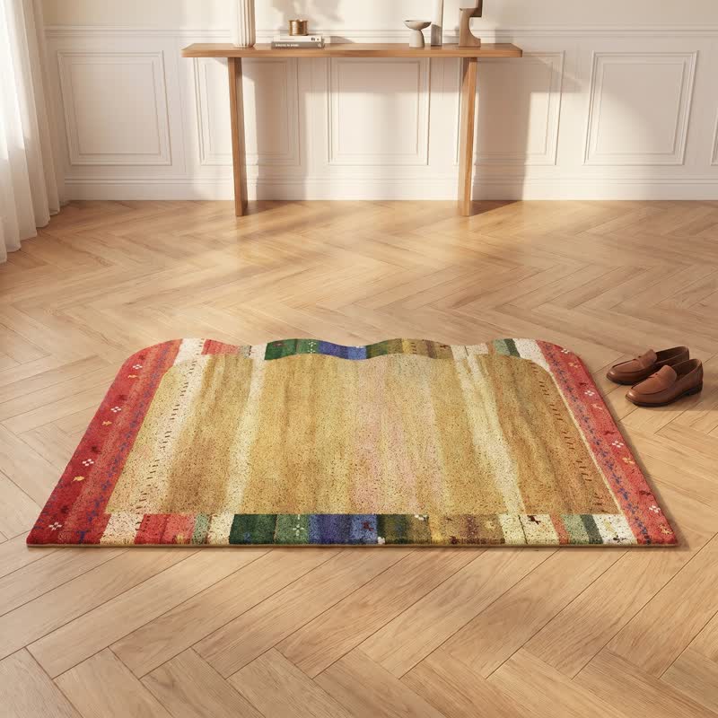 Vintage Persian Non-Slip Entry Rug - image 1