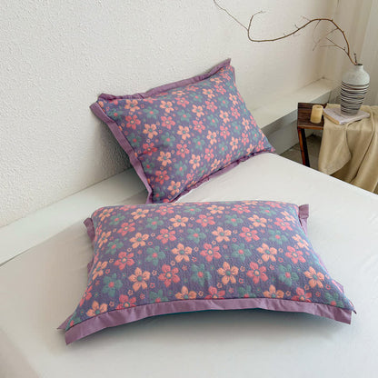 Ownkoti Ditsy Floral 3-layer Gauze Bedspread Quilt - image 8